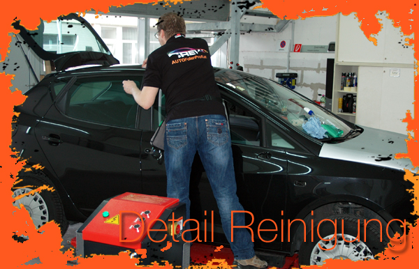 Detail Reinigung mit Spezialmitteln. Detail Reinigung mit Spezialmitteln.
