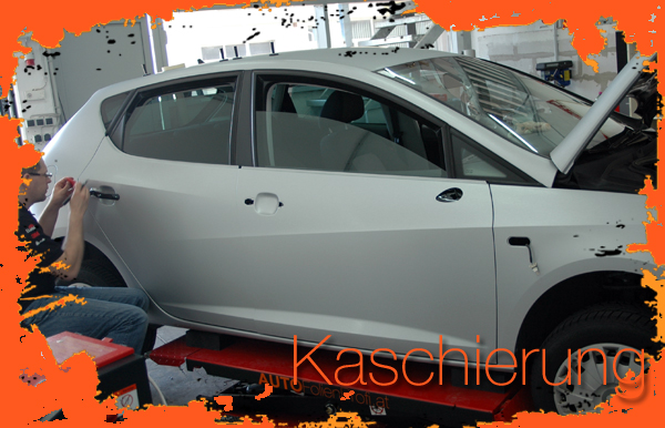 Detailschnitt und Stabisliserung der Folie mit Hitze. Detailschnitt und Stabisliserung der Folie mit Hitze.